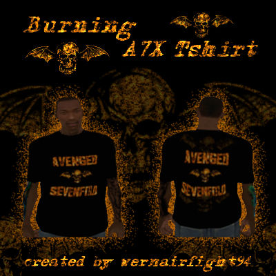 Burning A7X Shirt