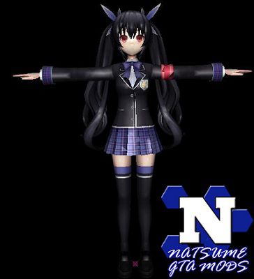 Noire School Uniform Skin