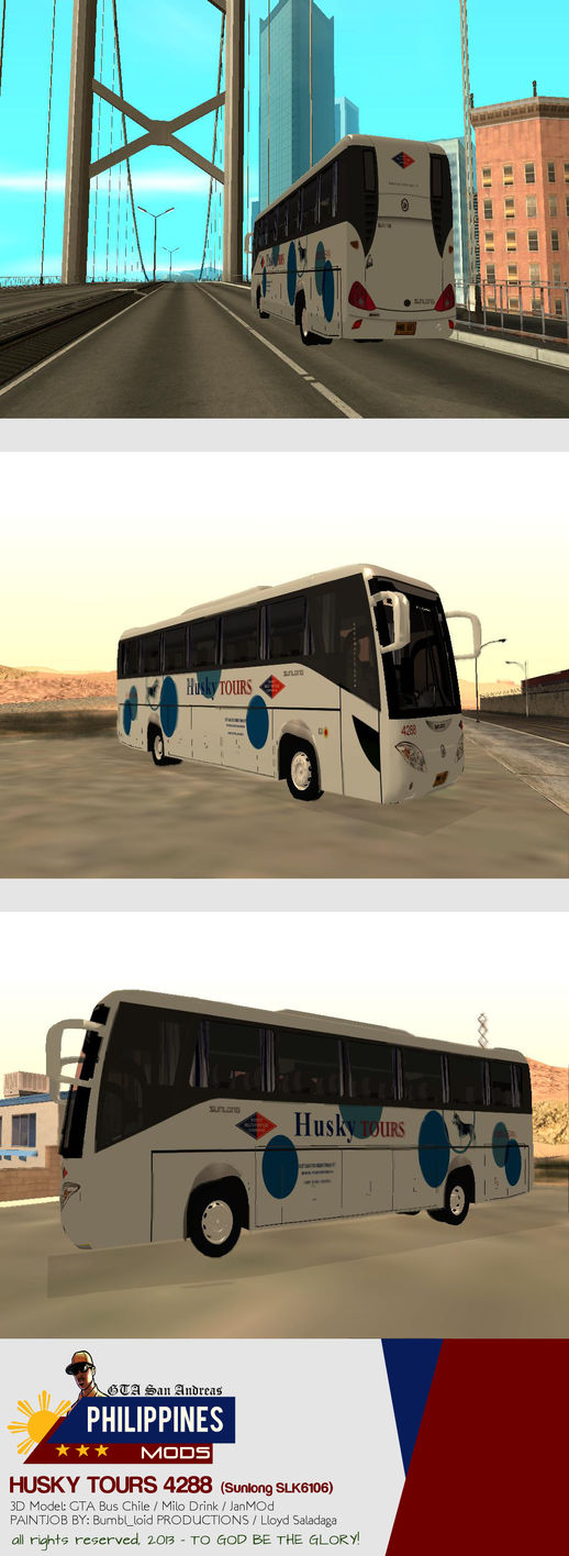  Sunlong SLK6106 - Husky Tours 4288