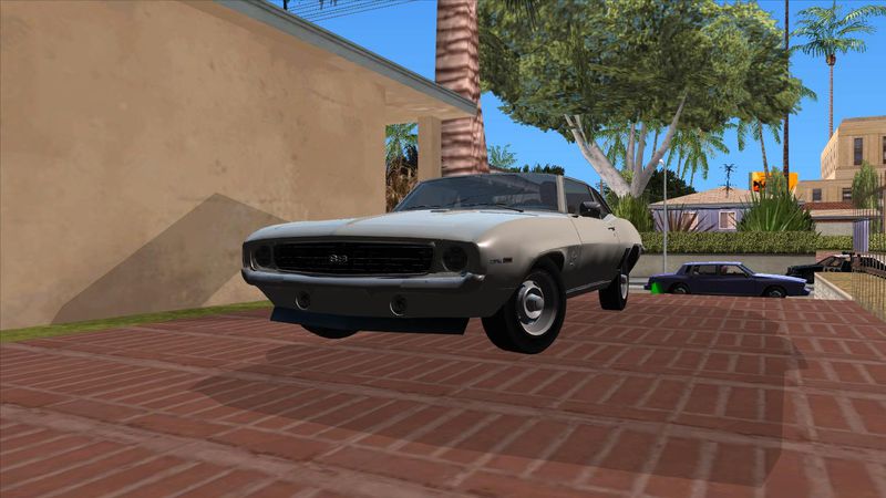 Gta San Andreas 1969 Chevrolet Camaro Ss Mod Gtainside Com