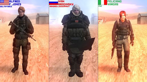 Hetalia Characters Pack 1