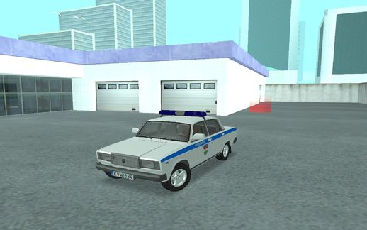 Lada 2107 Rendőrség