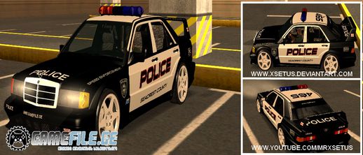 Mercedes Benz 190E Evolution Police