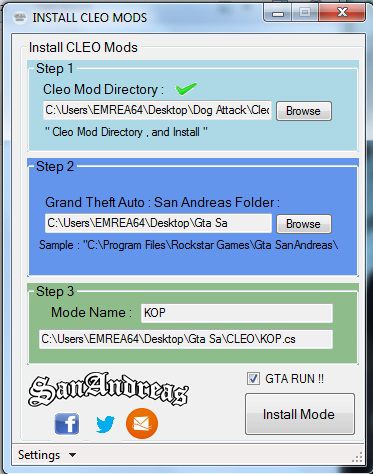 GTA San Andreas GTA CLEO Mod Installer Mod - GTAinside.com