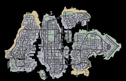 Liberty City Map V Style