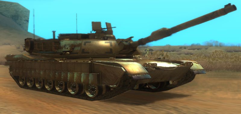 Tanque M1A2 Abrams para GTA San Andreas