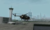 OH-6 Cayuse with machine gun