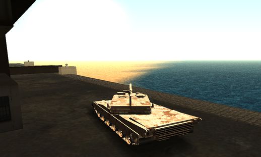 Tank Type 90 Desert Camouflage HD
