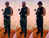 GTA V Merryweather White Tanktop Soldier