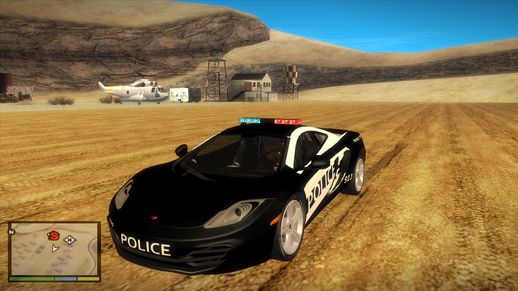 NFS Hot Pursuit McLaren MP4-12C Police Car