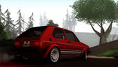 Volkswagen Golf MK1 Red Vintage