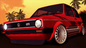 Volkswagen Golf MK1 Red Vintage