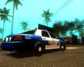2009 Ford CVPI - Blue LSPD Theme
