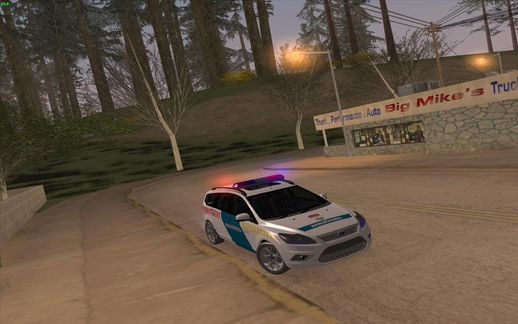 2008 Ford Focus Station Wagon Hungary Police