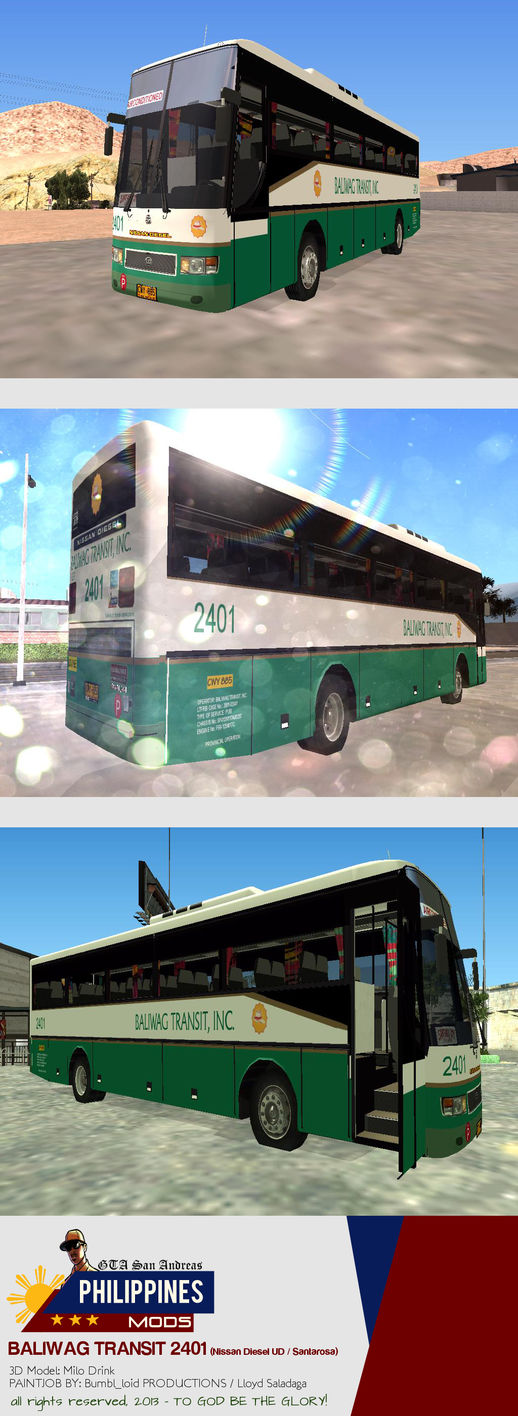 Nissan Diesel UD / Santarosa - Baliwag Transit 2401