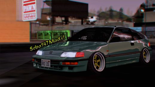 Honda CRX Low Gang