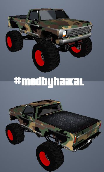 Monster Truck Camo Texture