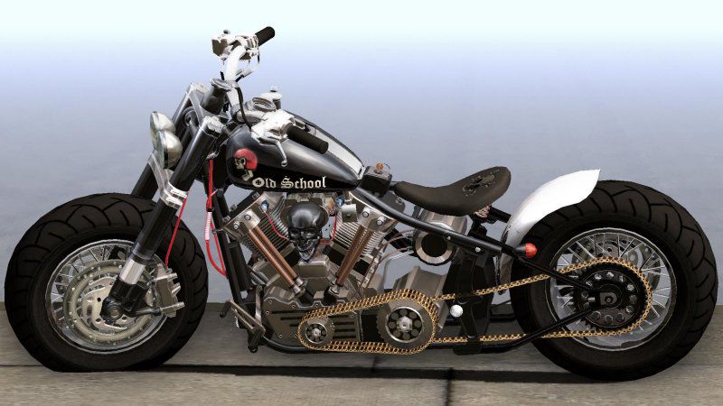  GTA  San Andreas Harley  Davidson  Custom Bobber Mod 