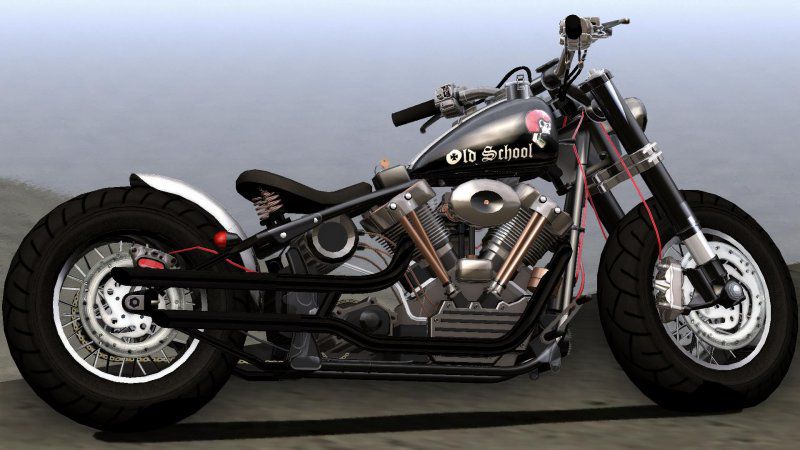  GTA  San Andreas Harley  Davidson  Custom Bobber Mod 