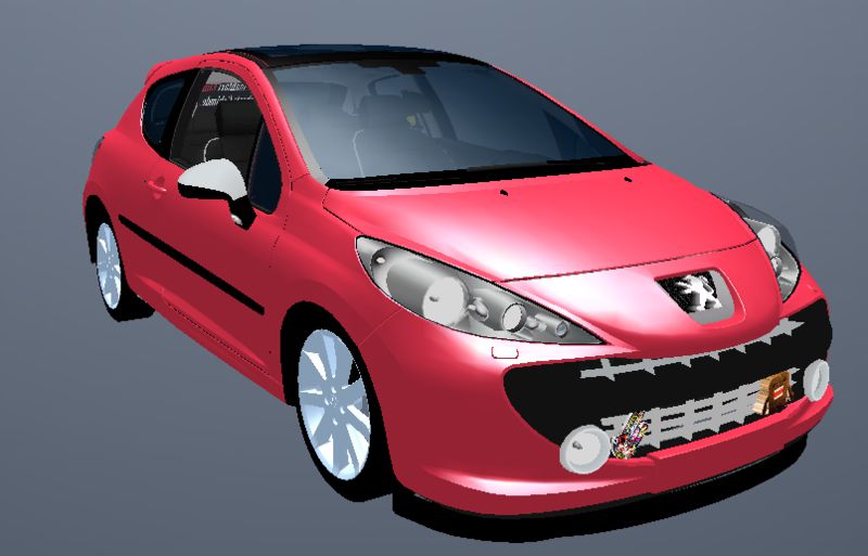  GTA San Andreas Peugeot Tuning v1 Mod