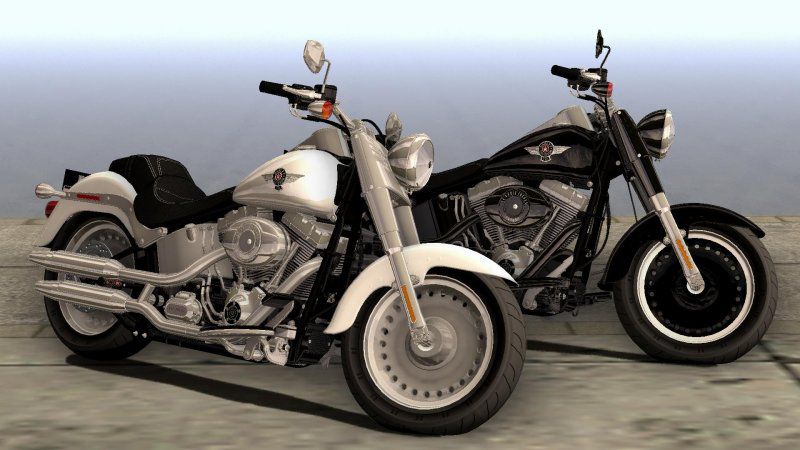  GTA  San Andreas 2010 Harley  Davidson  Fat Boy Lo FLSTFB 