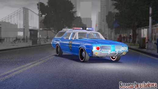 1972 Oldsmobile Vista Cruiser Police