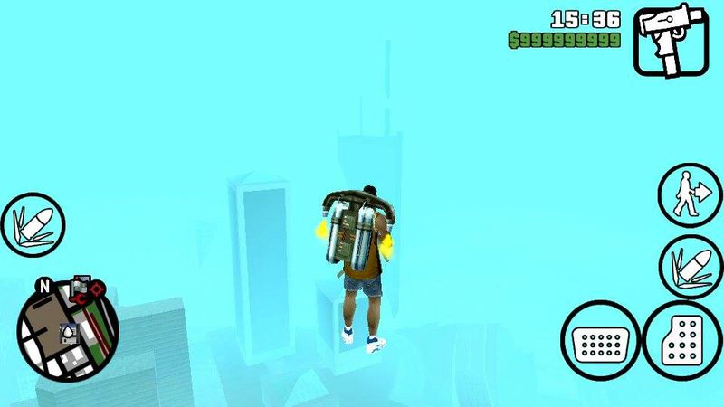 GTA:SA Jetpack Cheat Code