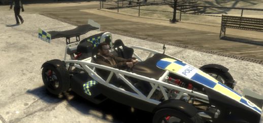 Ariel Atom V8 Police Re-Skin: