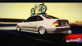 Honda Civic ek Coupe Hellaflush