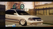 Honda Civic ek Coupe Hellaflush