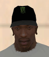 Monster Energy Black Green Cap