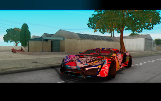 W-Motors Lykan Hypersport 2013 Stiker Editions