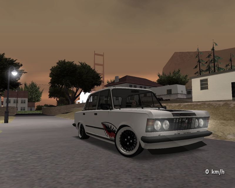 GTA San Andreas Fiat 125p Shark Mod