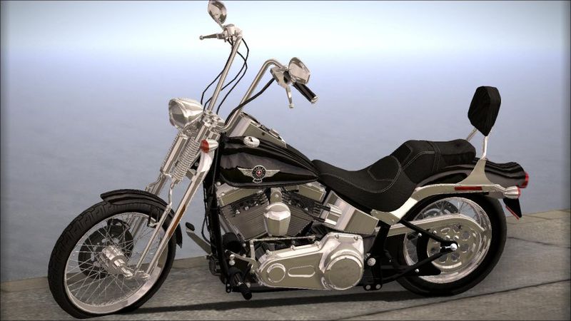 GTA San Andreas Harley Davidson FXSTS Springer Softail Mod 