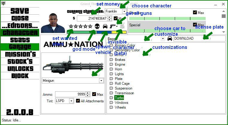 Savegame Editor v3.2 para GTA San Andreas