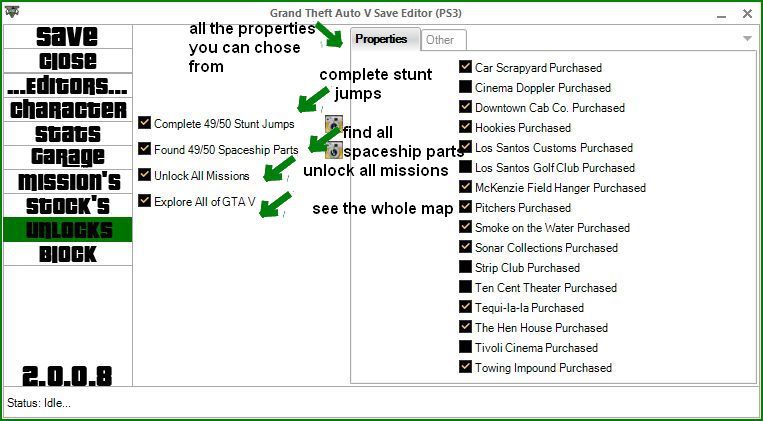 GTA V PS3 save data