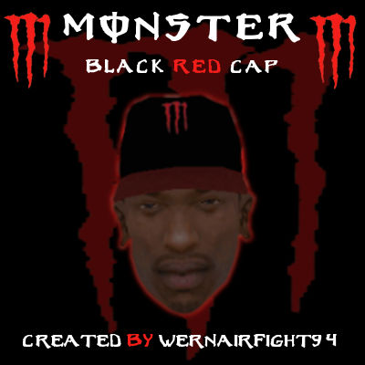 Monster Energy Black Red Cap