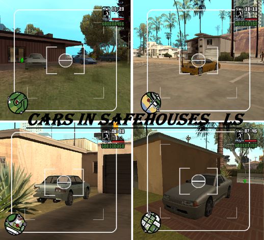 Cars in Safehouses LS