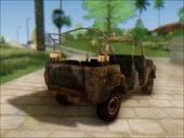 Burnt UAZ 469