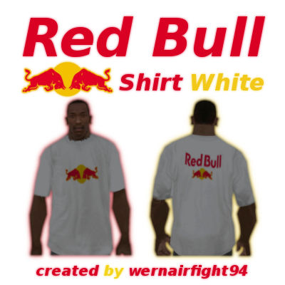 Red Bull Shirt White