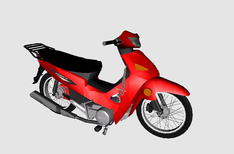 GTA San Andreas Honda Wave 2014 Mod - GTAinside.com