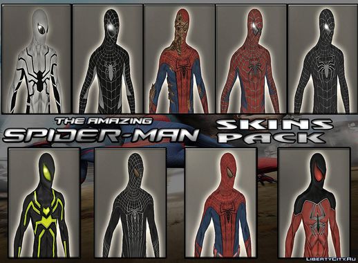 Amazing Spider Man Skin Pack