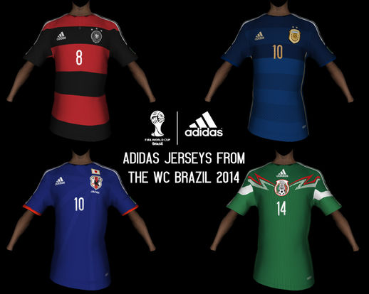 Adidas Jerseys from WC 2014 for TIP
