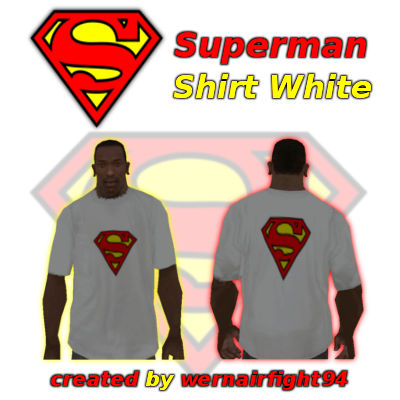 Superman Shirt White