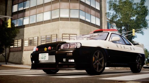 Nissan Skyline GT-R R34 V-Spec II Police