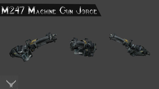 M247 Machine Gun Jorge Of Halo Reach