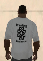 Breaking Benjamin Shirt White