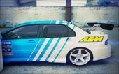 Mitsubishi Lancer Turkis Drift Aem