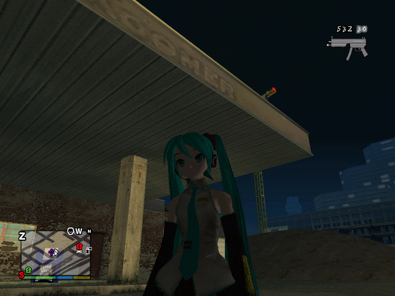 Download Anime Hatsune Miku for GTA San Andreas (iOS, Android)