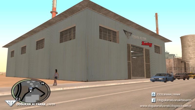 GTA San Andreas Tuning Garage Mod GTAinsidecom.